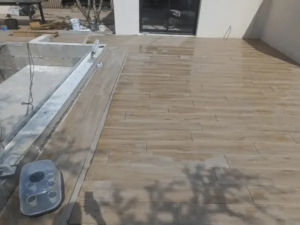 pose de terrasse à Vedène pres de sorgue en vaucluse